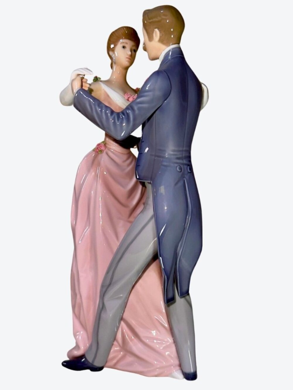 LLADRÓ Ballroom Dancing Couple Porcelain Figurine Retired Spain - Picture 14 of 15